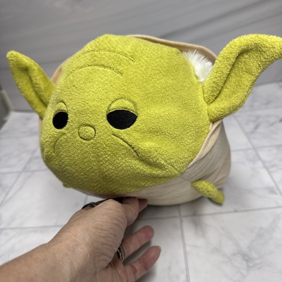 Disney Other - Yoda Star Wars Plush‎ Disney Tsum Tsum Style Size 10" Stuffed Animal Plushy EUC